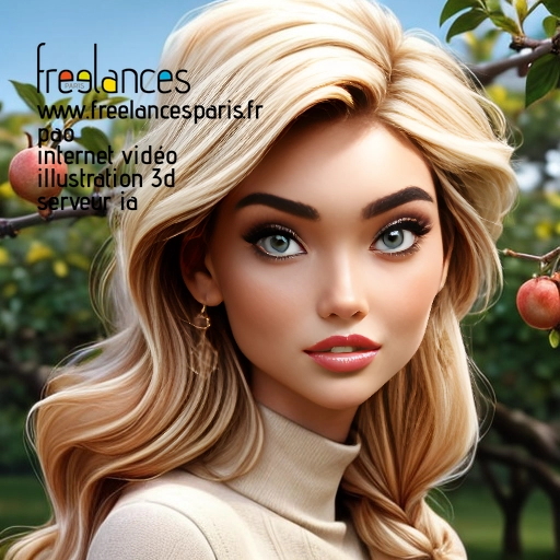 Pao mise en page internet vidéo illustration 3d serveur IA générative AI freelance paris studio de création magazines 5URWTJ41